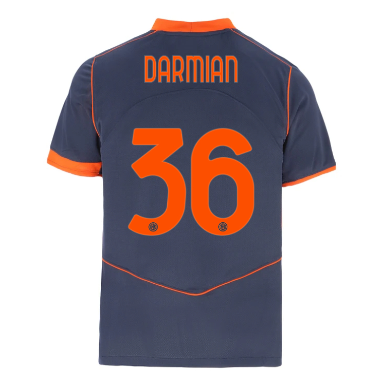Inter Milan Third DARMIAN 36 Jersey 25-26