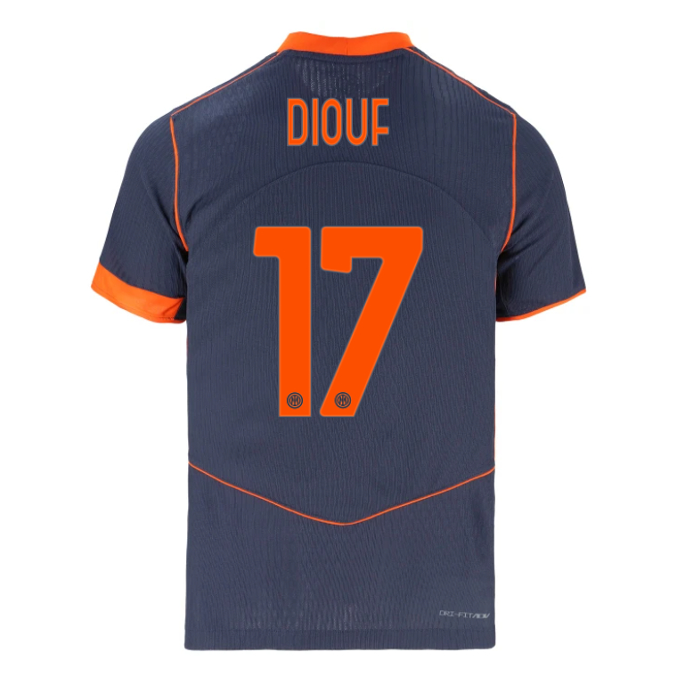 Inter Milan Third DIOUF 17 Jersey 25-26 (Player Version)