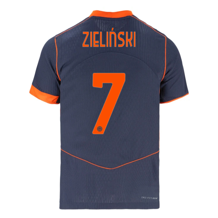 Inter Milan Third ZIELIŃSKI 7 Jersey 25-26 (Player Version)