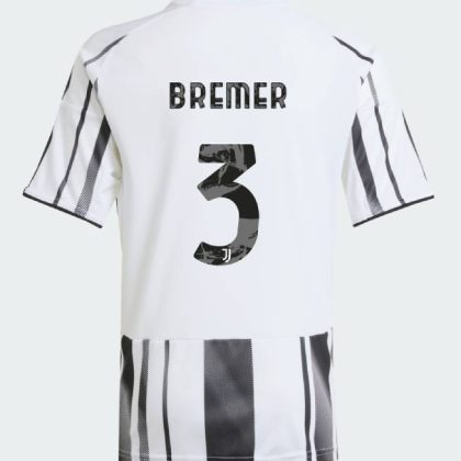 Juventus Home BREMER 3 Jeep Sponsor Jersey 25-26