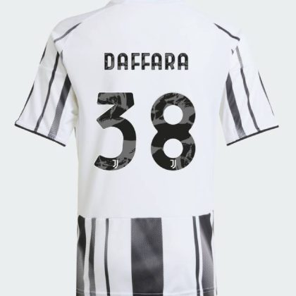 Juventus Home DAFFARA 38 Jeep Sponsor Jersey 25-26