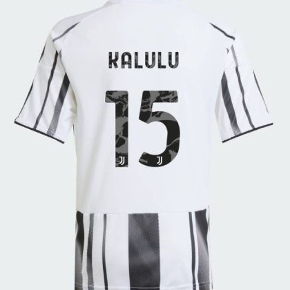 Juventus Home KALULU 15 Jeep Sponsor Jersey 25-26