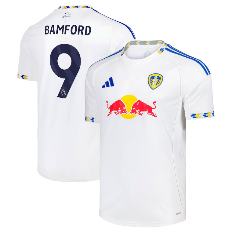 Leeds United Home BAMFORD 9 Jersey 25-26