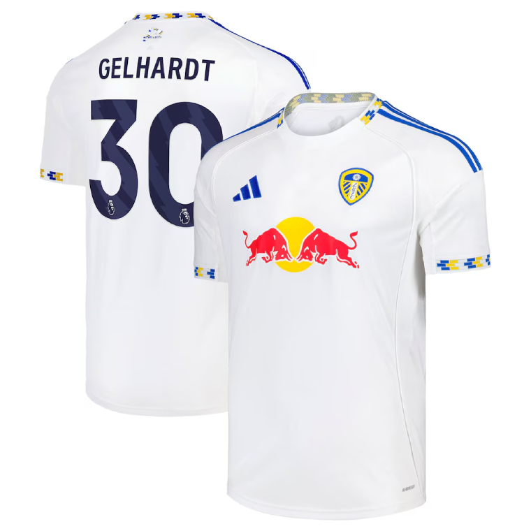 Leeds United Home GELHARDT 30 Jersey 25-26