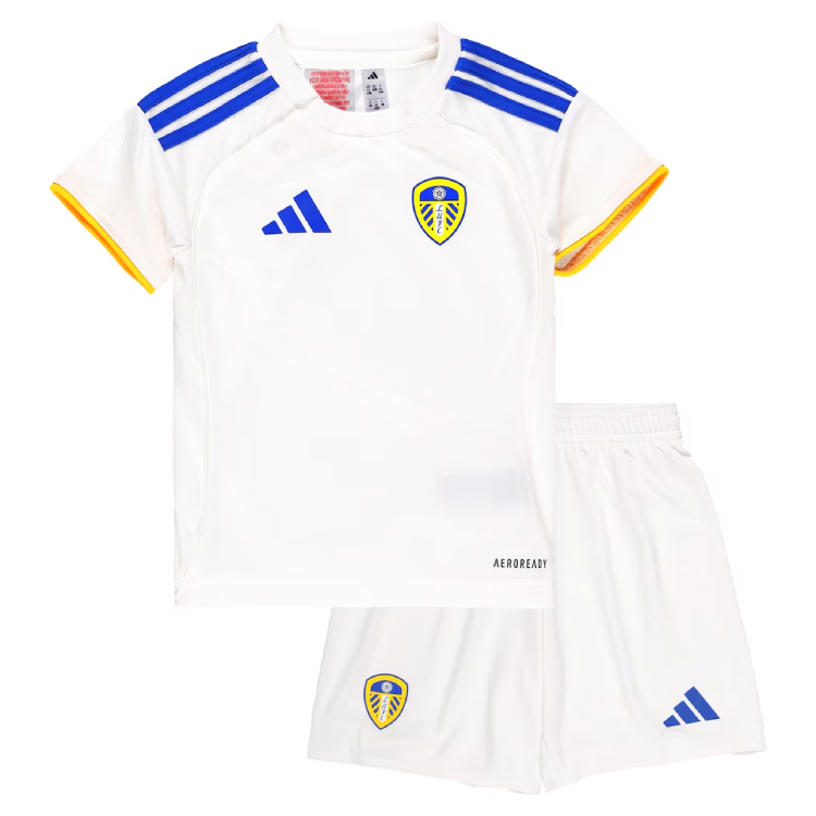 Leeds United Home Jersey Kids Kit 25-26