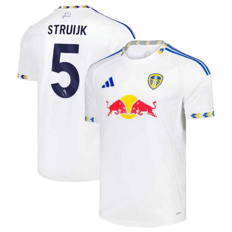 Leeds United Home STRUIJK 5 Jersey 25-26
