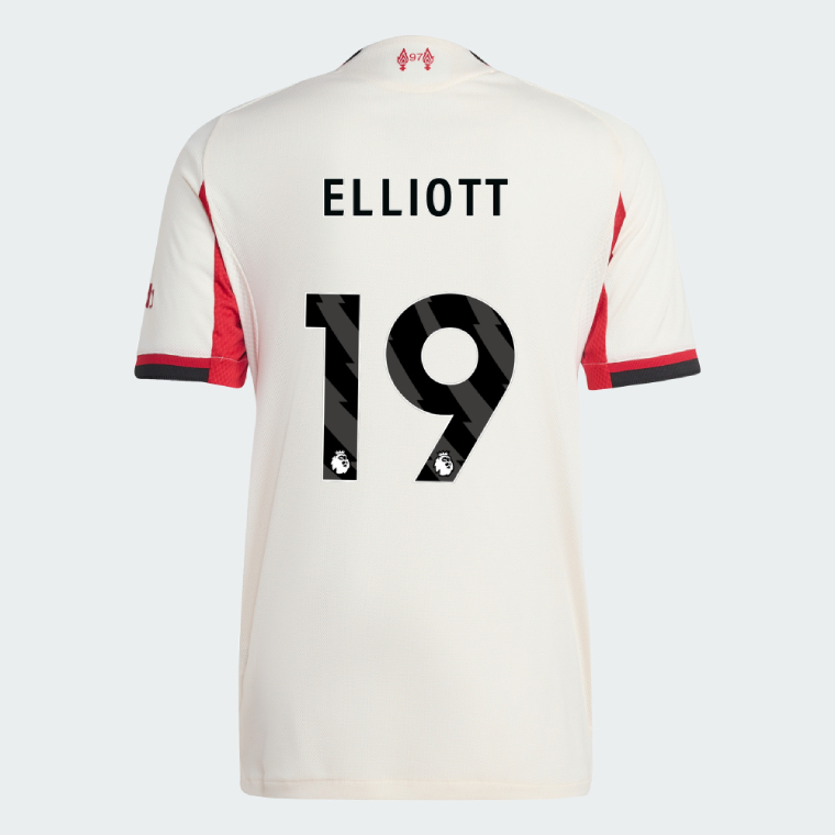 Liverpool Away ELLIOTT 19 Jersey 25-26 (Player Version)