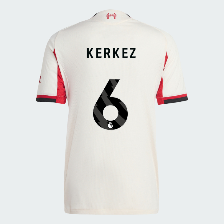 Liverpool Away KERKEZ 6 Jersey 25-26 (Player Version)