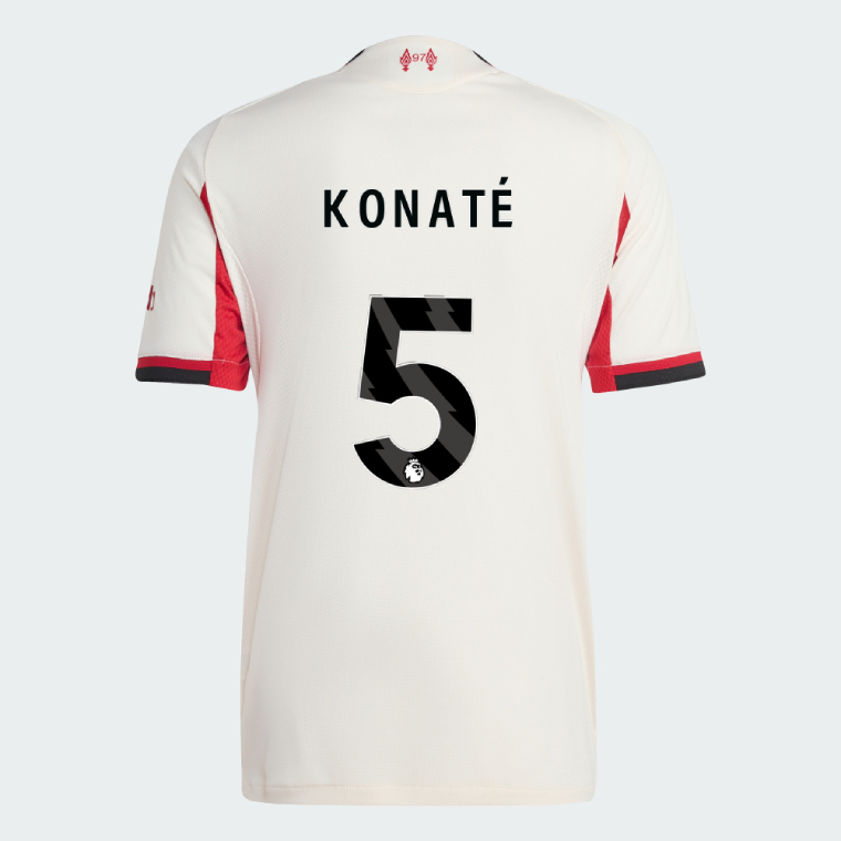 Liverpool Away KONATÉ 5 Jersey 25-26 (Player Version)