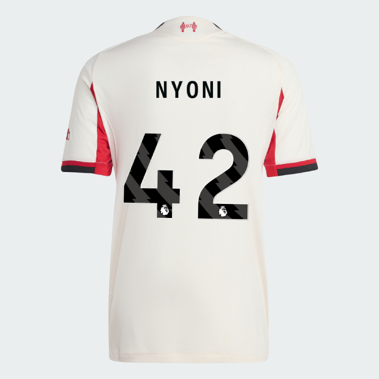 Liverpool Away NYONI 42 Jersey 25-26 (Player Version)
