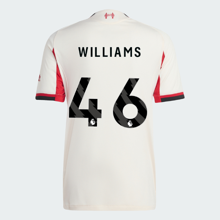 Liverpool Away WILLIAMS 46 Jersey 25-26 (Player Version)