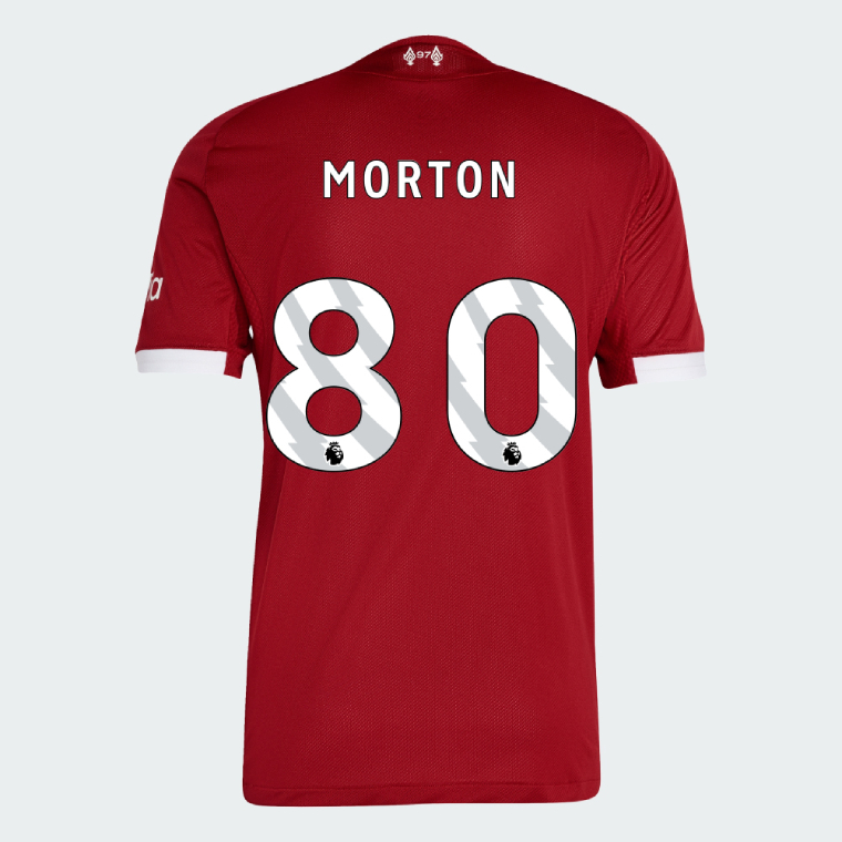 Liverpool Home MORTON 80 Jersey 25-26 (Player Version)