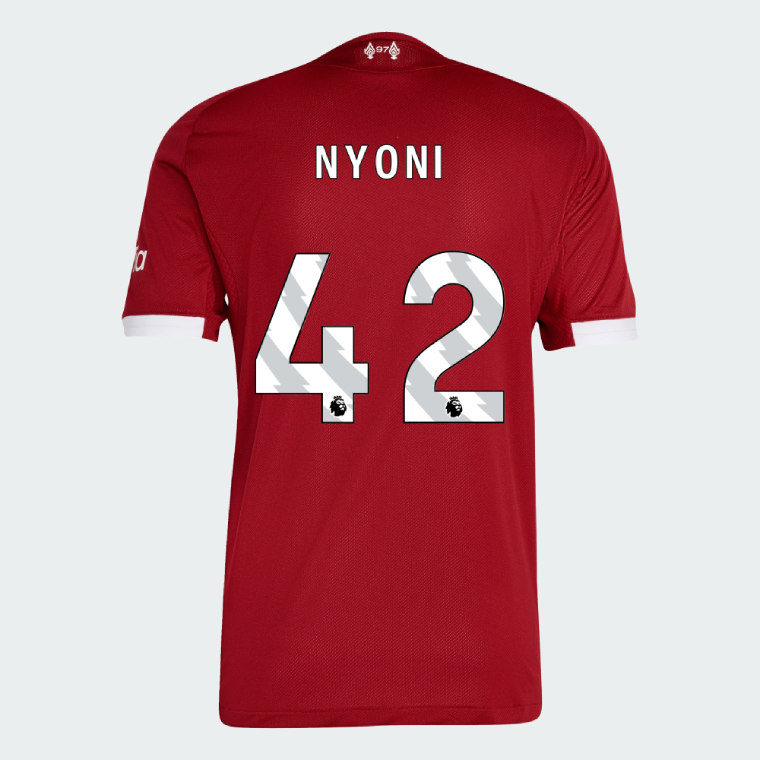 Liverpool Home NYONI 42 Jersey 25-26 (Player Version)
