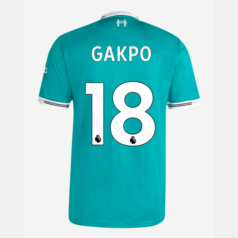 Liverpool Third GAKPO 18 Jersey 25-26 (Player Version)