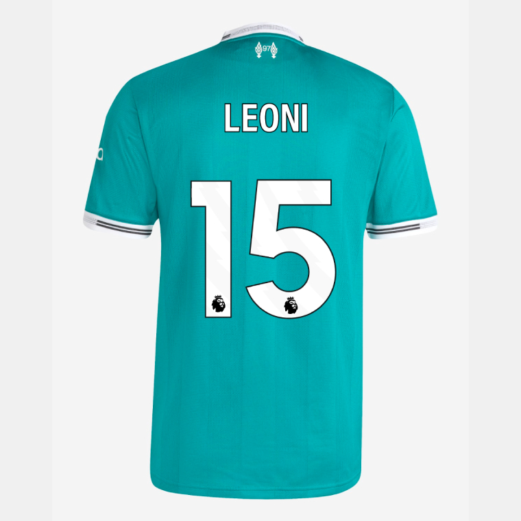 Liverpool Third LEONI 15 Jersey 25-26 (Player Version)