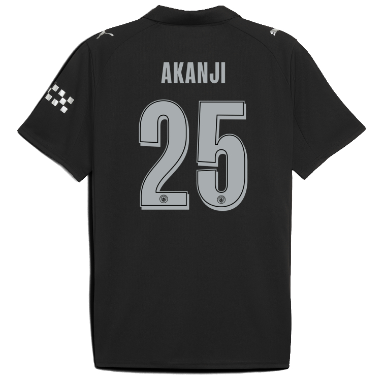Manchester City Away AKANJI 25 UCL Jersey 25-26