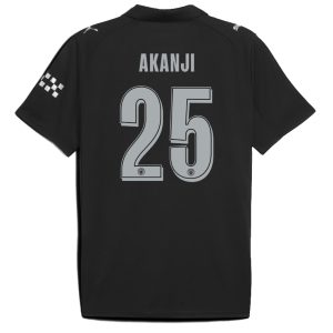 Manchester City Away AKANJI 25 UCL Jersey 25-26