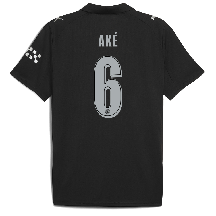 Manchester City Away AKÉ 6 UCL Jersey 25-26