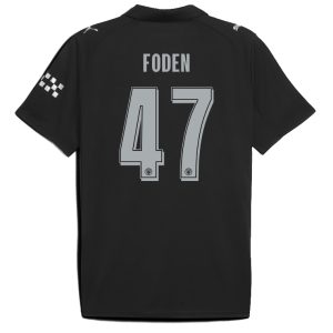 Manchester City Away FODEN 47 UCL Jersey 25-26