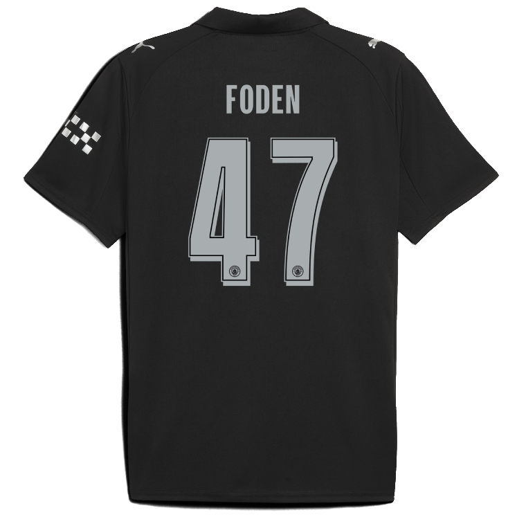 Manchester City Away FODEN 47 UCL Jersey 25-26
