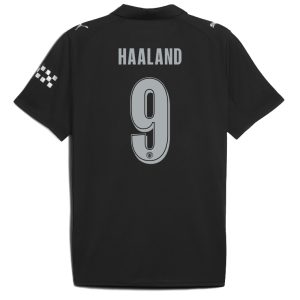 Manchester City Away HAALAND 9 UCL Jersey 25-26