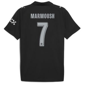 Manchester City Away MARMOUSH 7 UCL Jersey 25-26