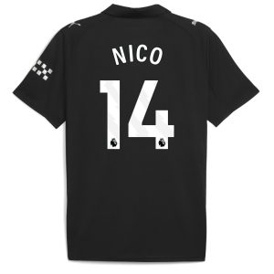 Manchester City Away NICO 14 Jersey 25-26