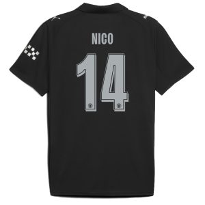 Manchester City Away NICO 14 UCL Jersey 25-26