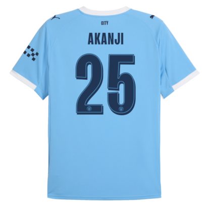 Manchester City Home Akanji 25 UCL Jersey 25-26