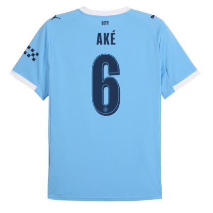 Manchester City Home Aké 6 UCL Jersey 25-26