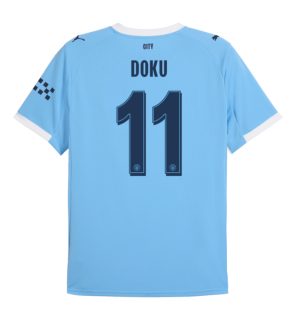 Manchester City Home Doku 11 UCL Jersey 25-26