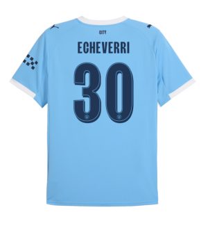 Manchester City Home Echeverri 30 UCL Jersey 25-26