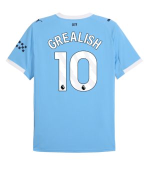 Manchester City Home Grealish 10 Jersey 25-26