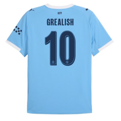 Manchester City Home Grealish 10 UCL Jersey 25-26