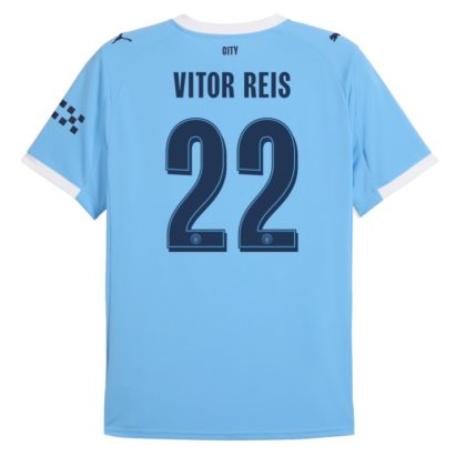 Manchester City Home Vitor Reis 22 UCL Jersey 25-26