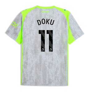 Manchester City Third DOKU 11 Jersey 25-26