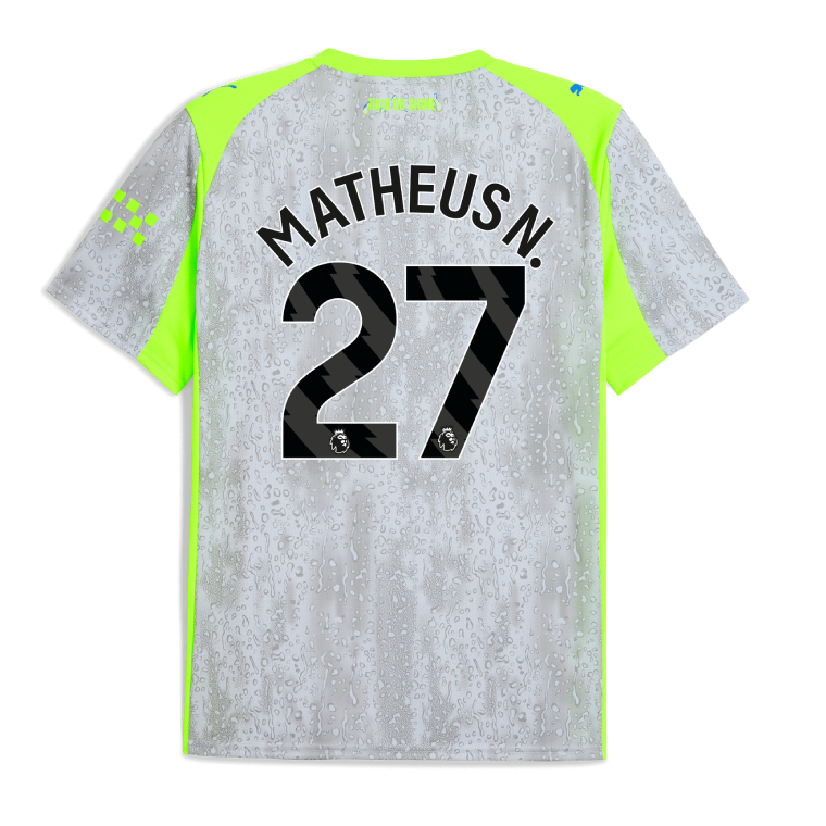 Manchester City Third MATHEUS N. 27 Jersey 25-26