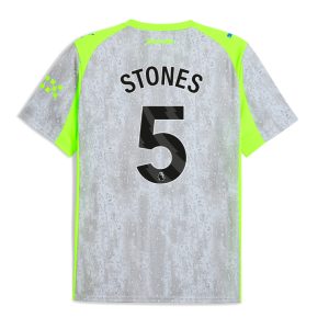 Manchester City Third STONES 5 Jersey 25-26