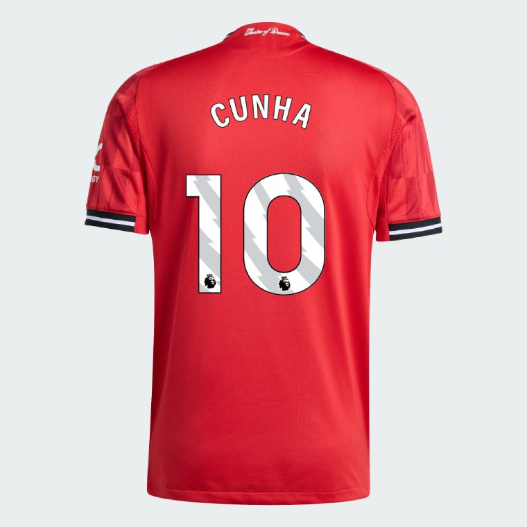 Manchester United Home CUNHA 10 Jersey 25-26 (Player Version)