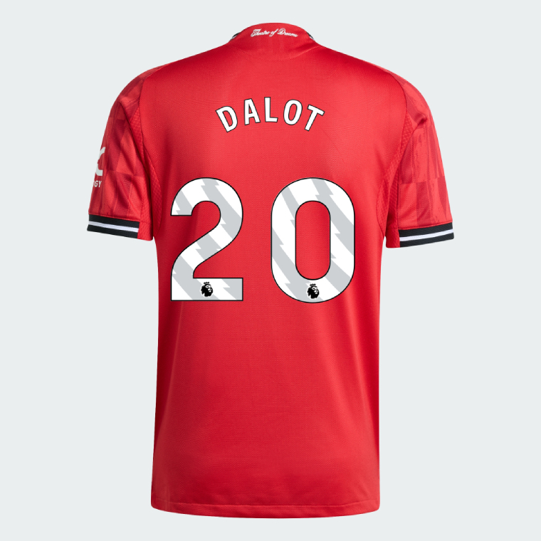Manchester United Home DALOT 20 Jersey 25-26 (Player Version)
