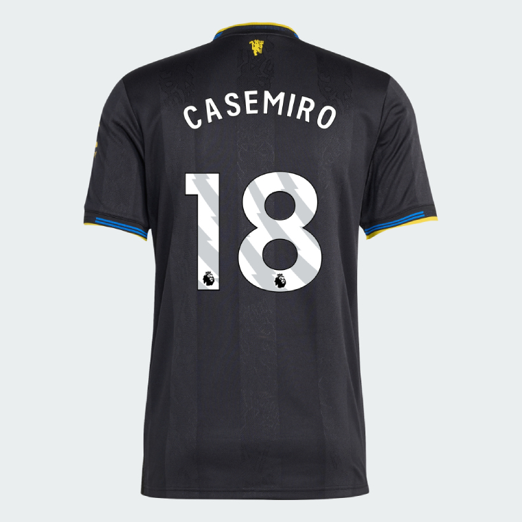 Manchester United Third CASEMIRO 18 Jersey 25-26 (Player Version)