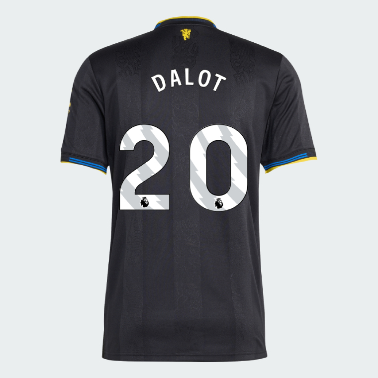 Manchester United Third DALOT 20 Jersey 25-26 (Player Version)