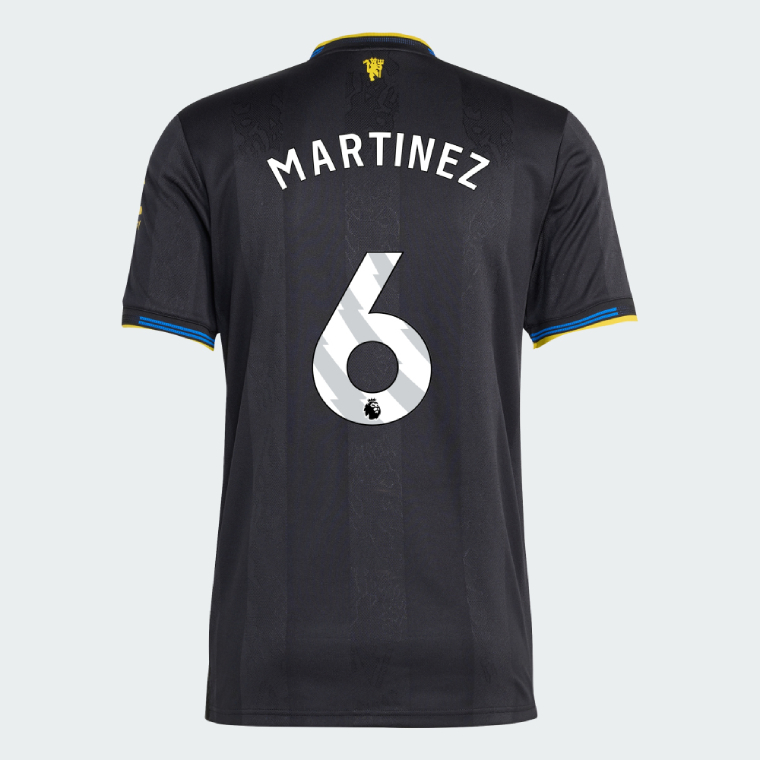 Manchester United Third MARTINEZ 6 Jersey 25-26 (Player Version)