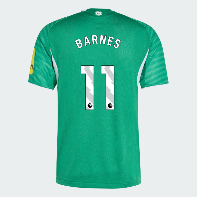 Newcastle United Away BARNES 11 Jersey 25-26 (Player Version)