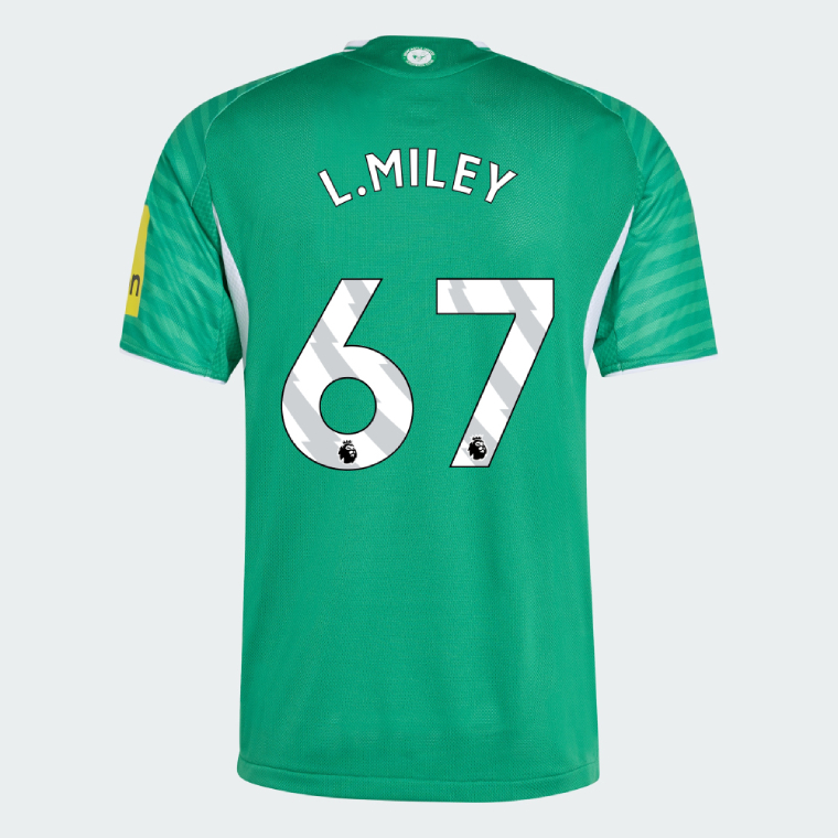 Newcastle United Away L.MILEY 67 Jersey 25-26 (Player Version)