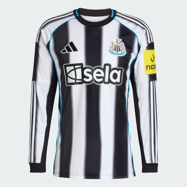 Newcastle United Home Long Sleeve Jersey 25-26