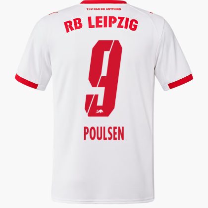 RB Leipzig Home POULSEN 9 Jersey 25-26