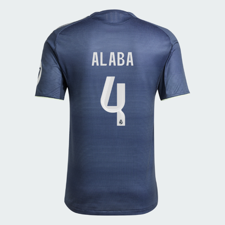 Real Madrid Away ALABA 4 Jersey 25-26 (Player Version)