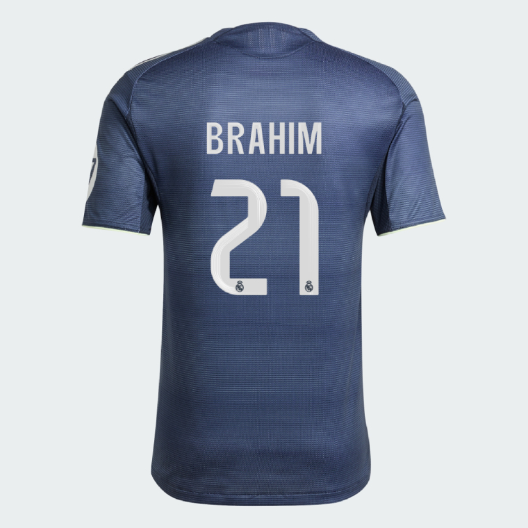 Real Madrid Away BRAHIM 21 Jersey 25-26 (Player Version)
