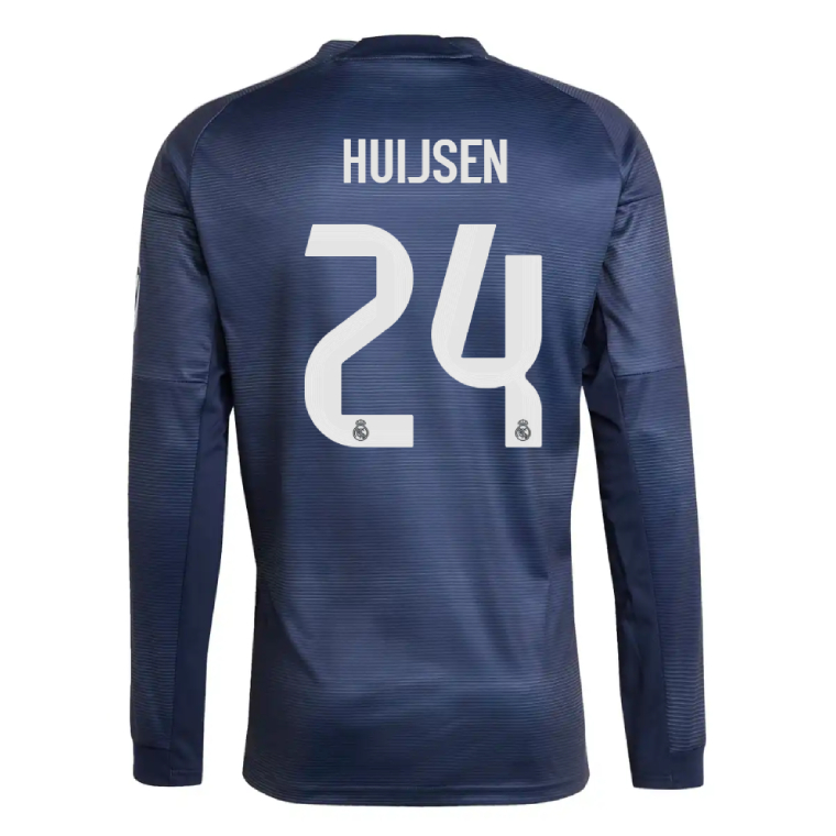 Real Madrid Away HUIJSEN 24 Long Sleeve Jersey 25-26
